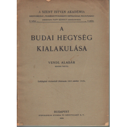 A Budai hegység kialakulása