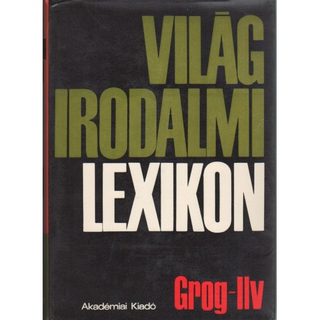 Világirodalmi lexikon IV. kötet