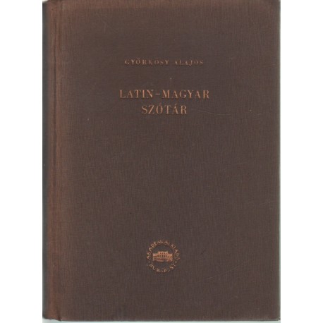 Latin-magyar szótár