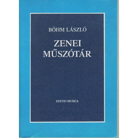 Zenei műszótár (reprint)
