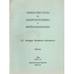 Operációkutatás és számítástechnika a mezőgazdaságban