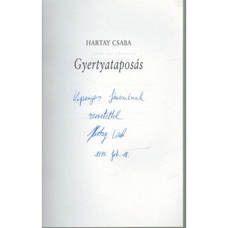 Gyertyataposás (dedikált)