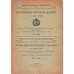 Magyarország vasutainak állapota az 1938. évben