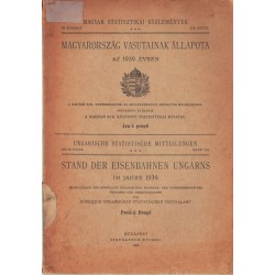 Magyarország vasutainak állapota az 1939. évben