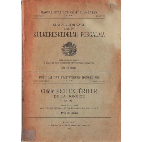 Magyaarország 1934. évi külkereskedelmi forgalma