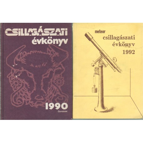 Csillagászati évkönyv 1990, 1992