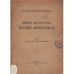 Korunk nevezetesebb egyenes adóreformjai