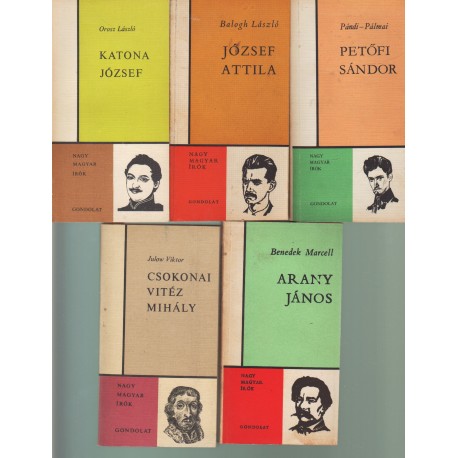 Nagy magyar írók (5 db)