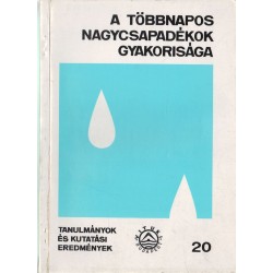 A többnapos nagycsapadékok gyakorisága