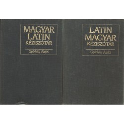 Magyar-latin/Latin-magyar kéziszótár I-II. kötet