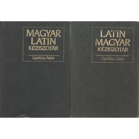Magyar-latin/Latin-magyar kéziszótár I-II. kötet