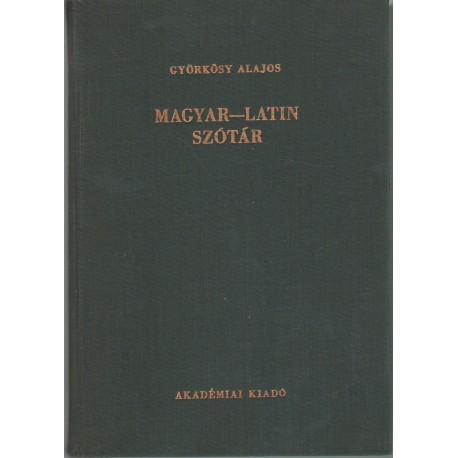 Magyar-latin szótár