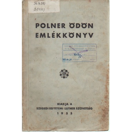Polner Ödön emlékkönyv