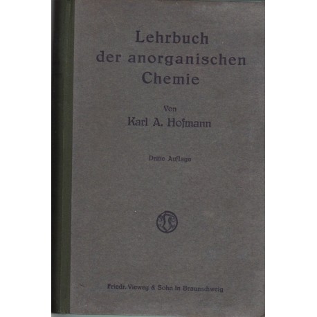 Lehrbuch der Anorganischen Chemie