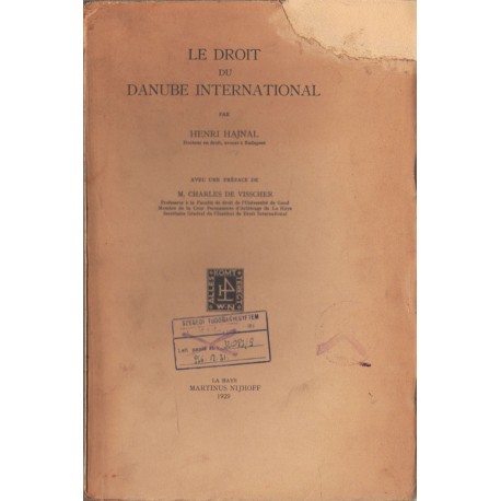 Le droit du danube international