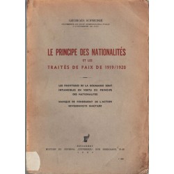 Le Principe des nationalités