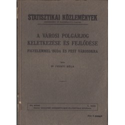 A városi polgárjog keletkezése és fejlődése