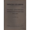 Budapest Székesfőváros sportlétesítményei 1935-ben