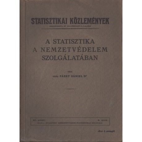 A statisztika a nemzetvédelem szolgálatában