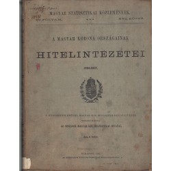 A Magyar Korona Országainak Hitelintézetei 1894-ben