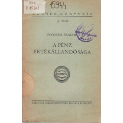 A pénz értékállandósága