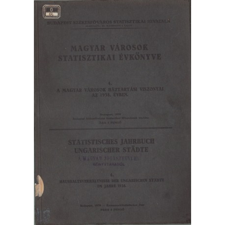 Magyar városok statisztikai évkönyve 4.