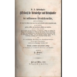 K. A. Hellenthal's Hilfsbuch für Weinbelitzer und Weinhändler