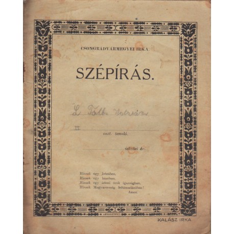 Irredenta (Csongrád Vármegyei) füzetek