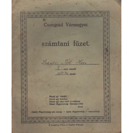 Irredenta (Csongrád Vármegyei) füzetek