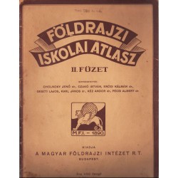 Földrajzi iskolai atlasz II. füzet