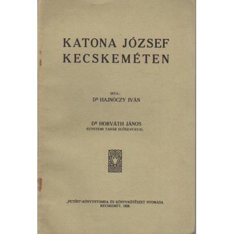 Katona József Kecskeméten