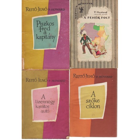Rejtő Jenő könyvek (4 db)