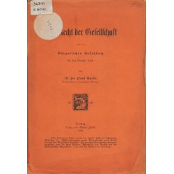 Das Recht der Gesellschaft