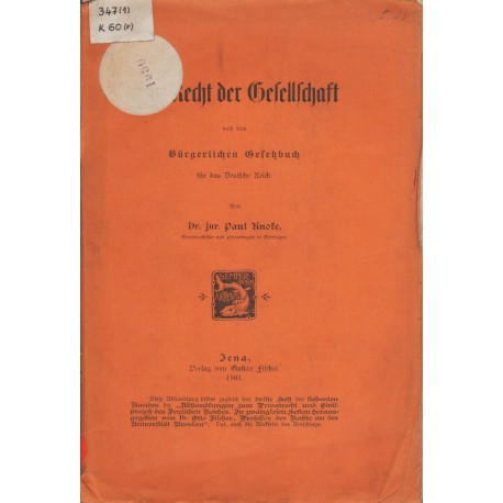 Das Recht der Gesellschaft