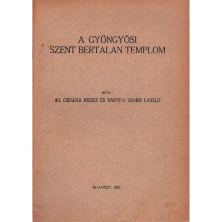 A gyöngyösi Szent Bertalan templom