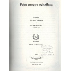 Fejér megye éghajlata (dedikált)