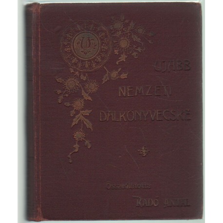 Ujabb Nemzeti Dalkönyvecske (bordó vászon)