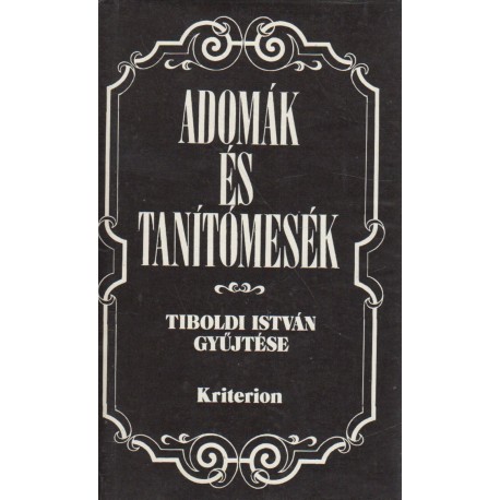 Adomák és tanítómesék