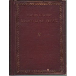 Giacomo Leopardi összes lyrai versei