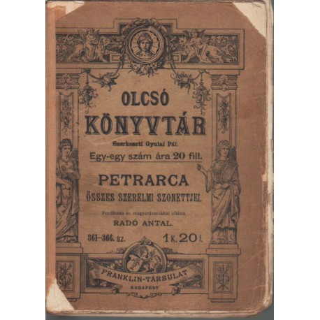 Petrarca összes szerelmi szonettjei