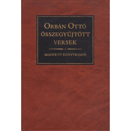Összegyűjtött versek (Orbán Ottó)