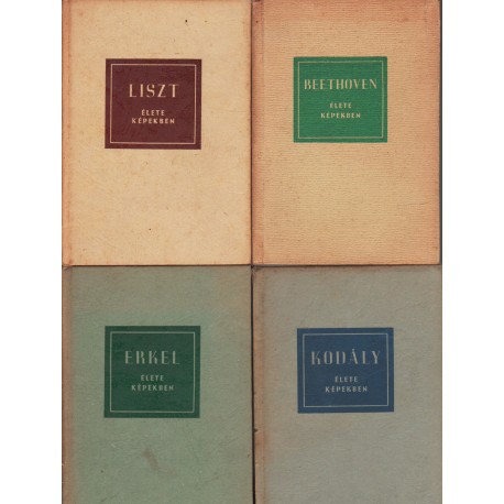 Zenei könyvek (4 db)