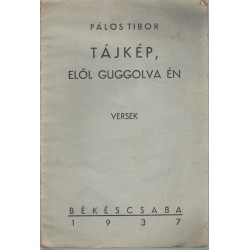 Tájkép, elől guggolva én