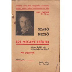 Ede megevé ebédem! Mai jegyzetek