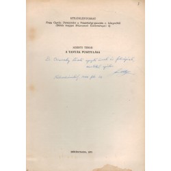 A tanyák pusztulása (dedikált)