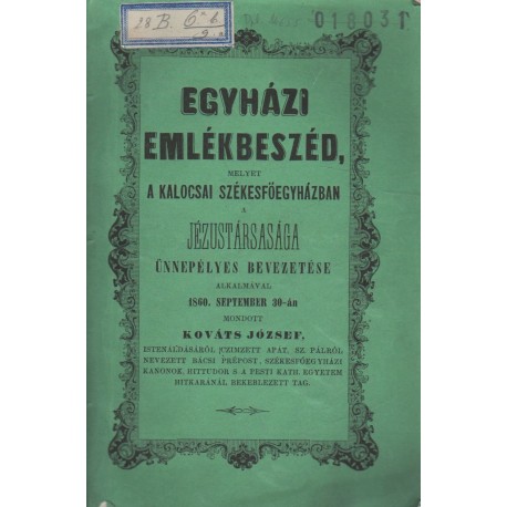 Egyházi emlékbeszéd