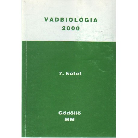 Vadbiológia 2000/7. kötet
