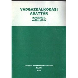 Vadgazdálkodási adattár 2000/2001. vadászati év