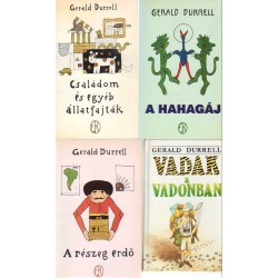 Gerald Durrell könyvek (8 db)