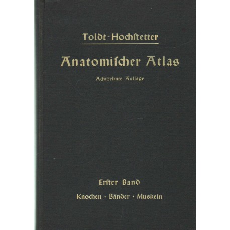 Anatomischer Atlas I-III. Band